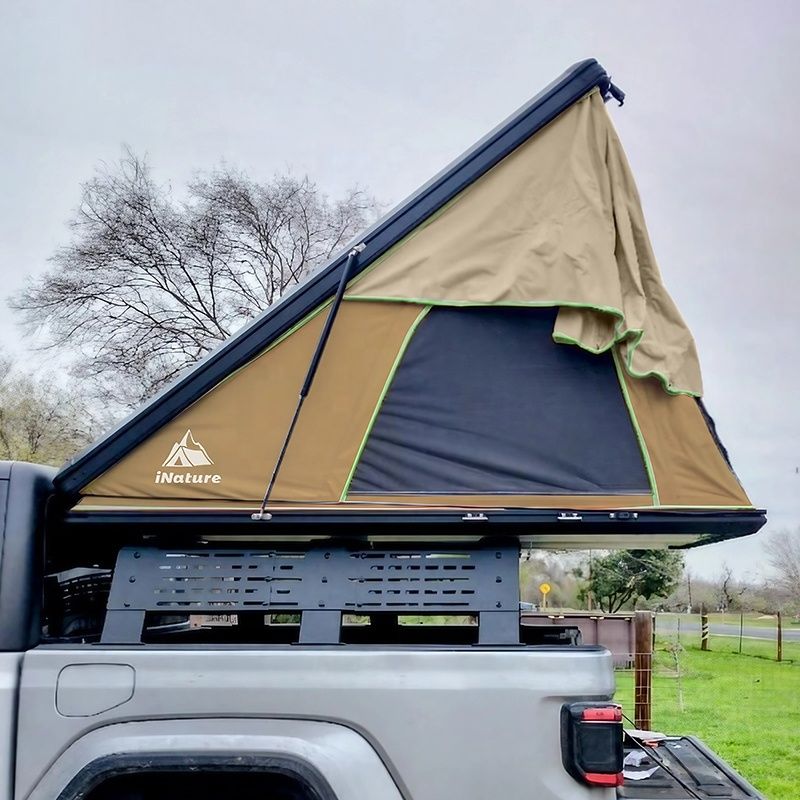 ODM Camping Roof Top Tent Hard Shell for 4X4 Vehicles 212cm x 131cm