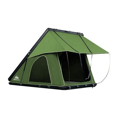 Lều cắm trại trên nóc xe hơi 2.3m 300gsm Polyester Vỏ cứng Cầu thang cho SUV Van