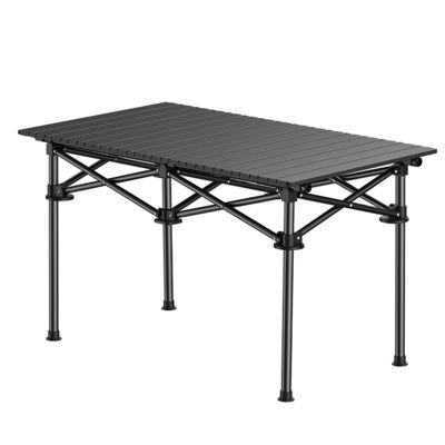 Opvouwbare campingtafel van koolstofstaal 52x51x55cm, draagvermogen 20kg
